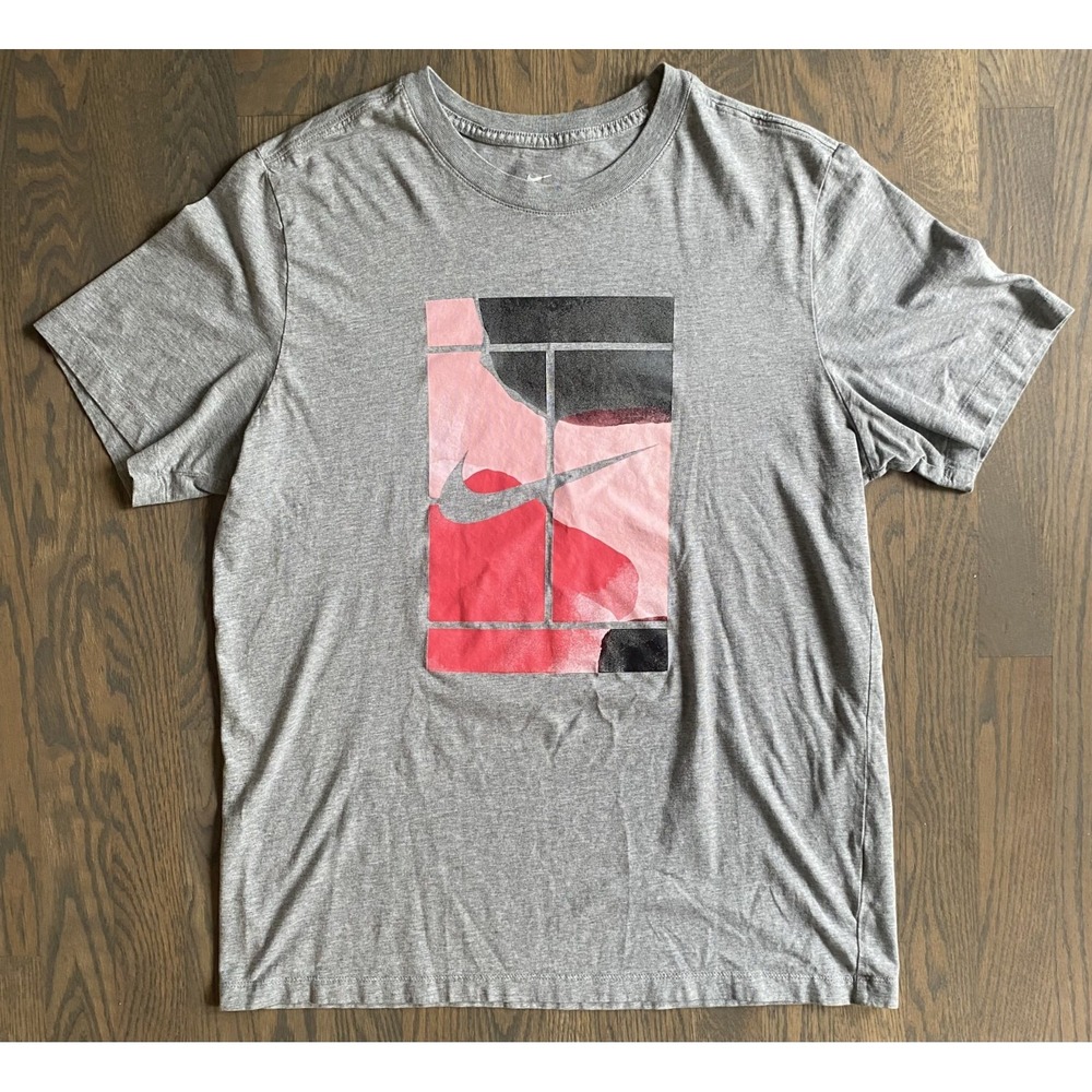 Nike Court Graphic Seasonal Tennis Tee Tshirt Mens Size Large